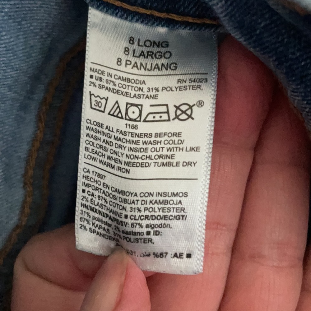 Old navy women’s jeans size 8 long - Picture 6 of 6